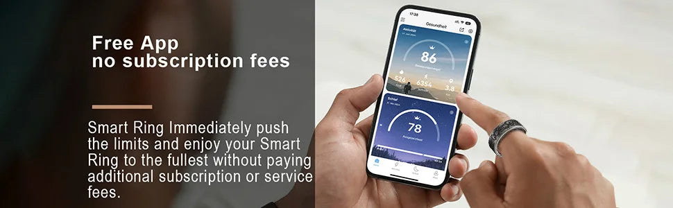 little meatball2025New Smart Ring Men's and Women's Heart Rate Oximetry Monitor IP68, Multi-Sport Mode for Android and i0s