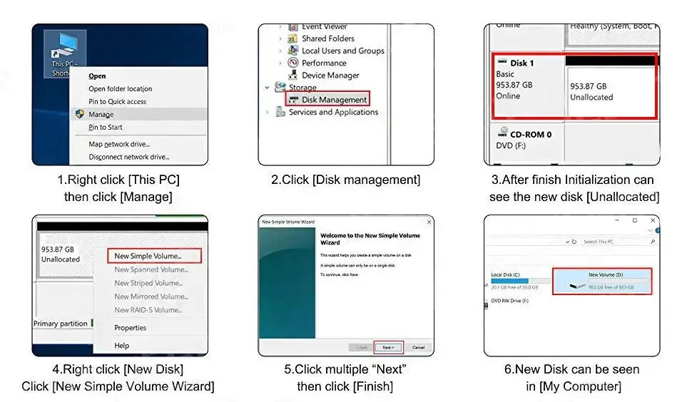 HUADISK M.2 NVMe PCIe SSD 128GB 256GB 512GB Hard Disk M2 NVMe 2280 1TB 2TB Internal Solid State Drive For Laptop Desktop