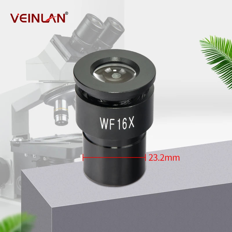 Bioscopic microscope eyepiece, Wf5X, Wf10X, Wf15X, Wf16X, Wf20X, Wf25, installation size 23.2 millimeters.