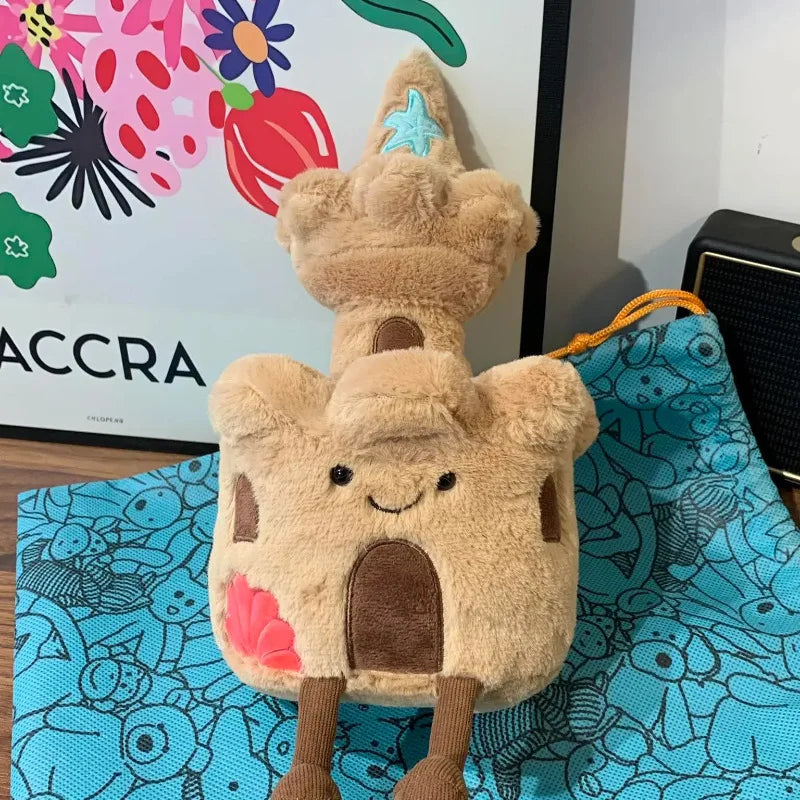 30cm Jelly Cat Castle Plush Doll Stuffed Doll Cute Fun Shop Soothing The Doll Decor Valentine'S Festival Birthday Gift