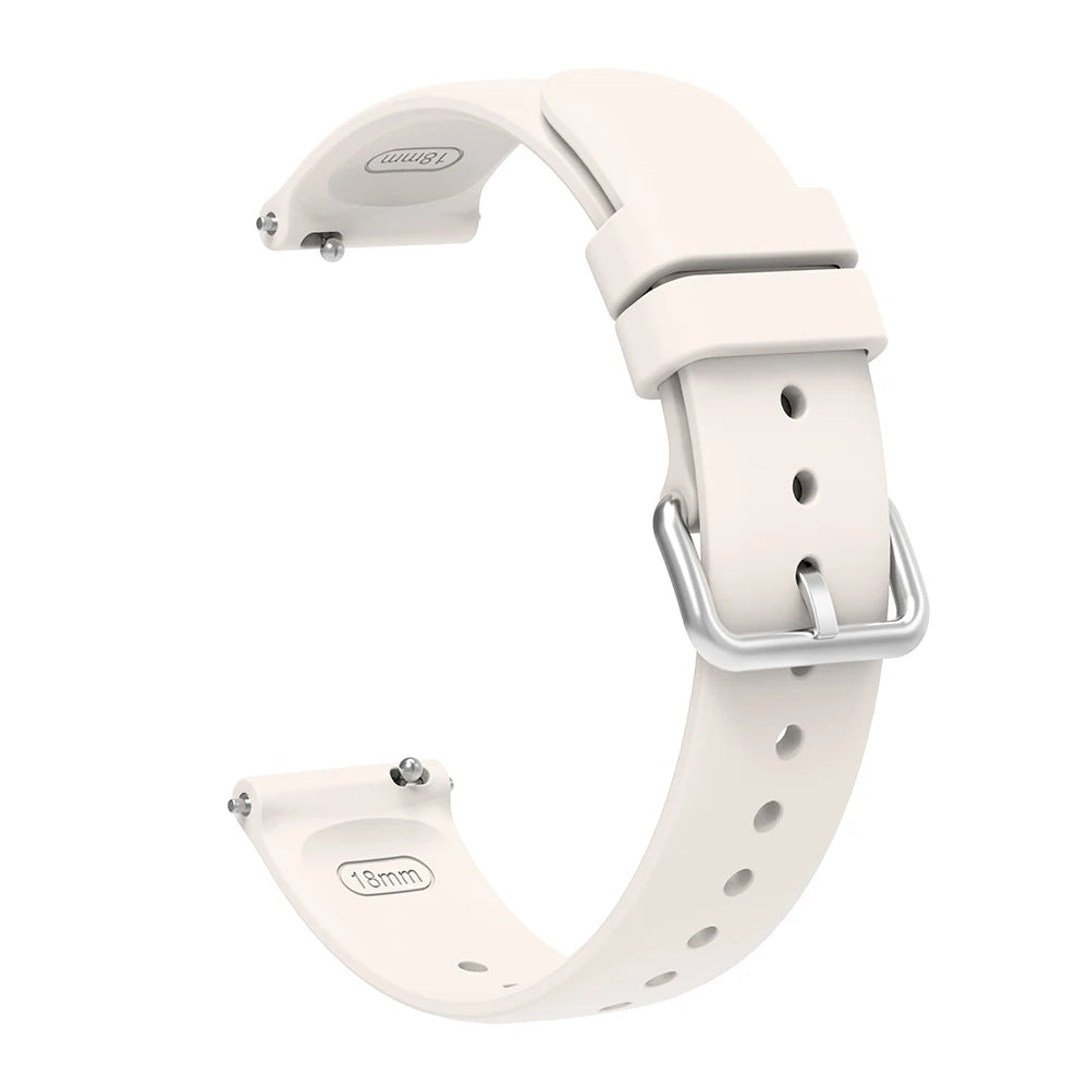 For Xiaomi Watch S4 41mm Silicone Strap Band Wristband 18mm Correa For Huawei Watch GT 5 4 41mm/Watch5 42 Accessories Watchband