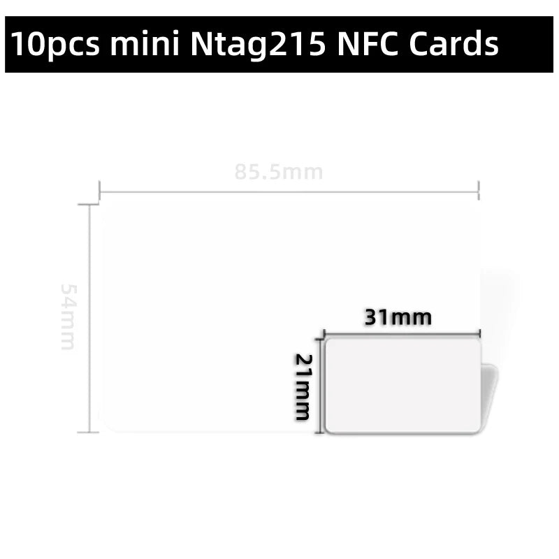 10/50pcs NFC Card Ntag215 Cards 215 504Bytes 13.56mHz for huawei share ios13 personal automation shortcuts