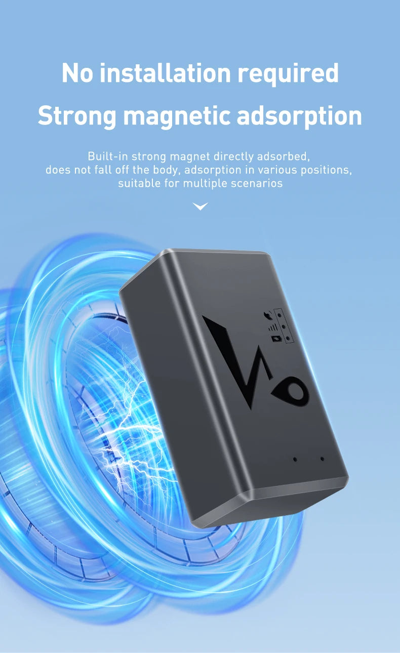 GPS locator 4G vehicle tracking instrument mobile phone anti-theft recording location vehicle tracking artifact J