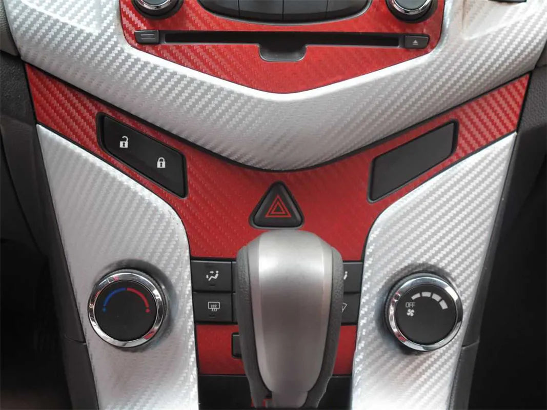 DIY Waterproof 3D Carbon Foil Film Silver Self-adhesive Car Stickers Auto Color Change Accessories Silver Carbon Vinyl Wrap