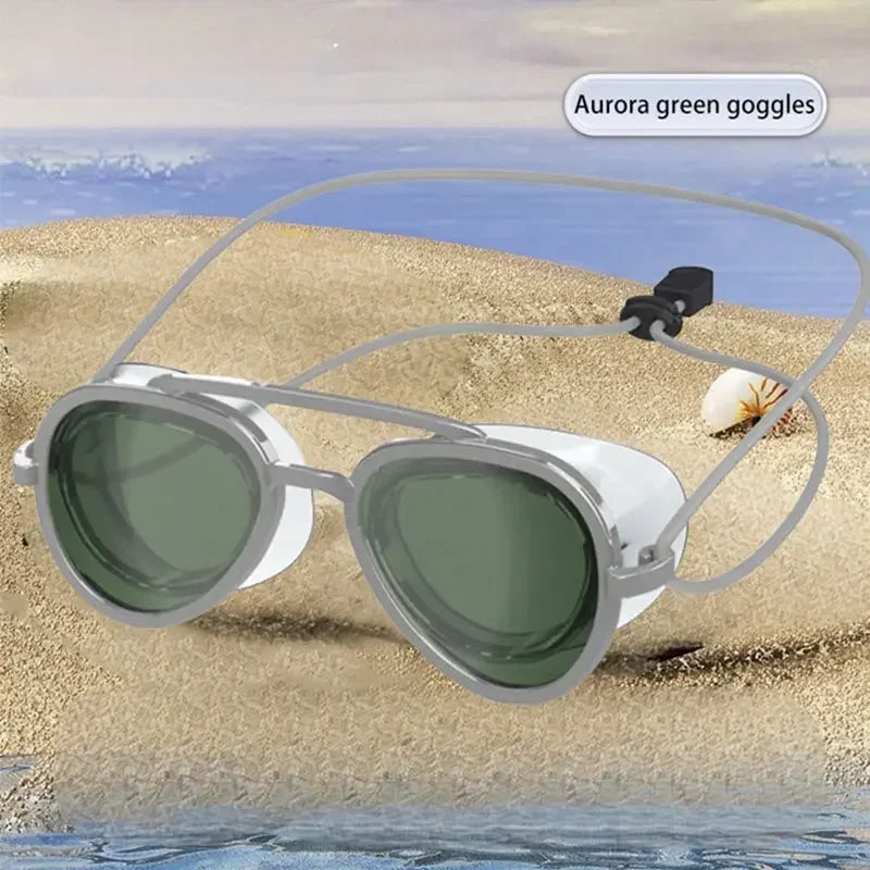 Full View Anti Fog Swim Goggl Professional Full Angle Anti Fog Swimming Goggles Swimming Goggles Men Women Retro Goggles New