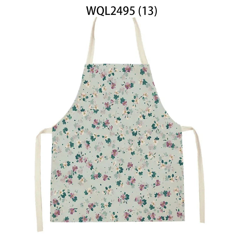 Plant Apron Kids Apron Kitchen Household Item Aprons Adult Hair Pinafore Custom Logo Kitchen Supplie Tablier Aprons 55-68cm