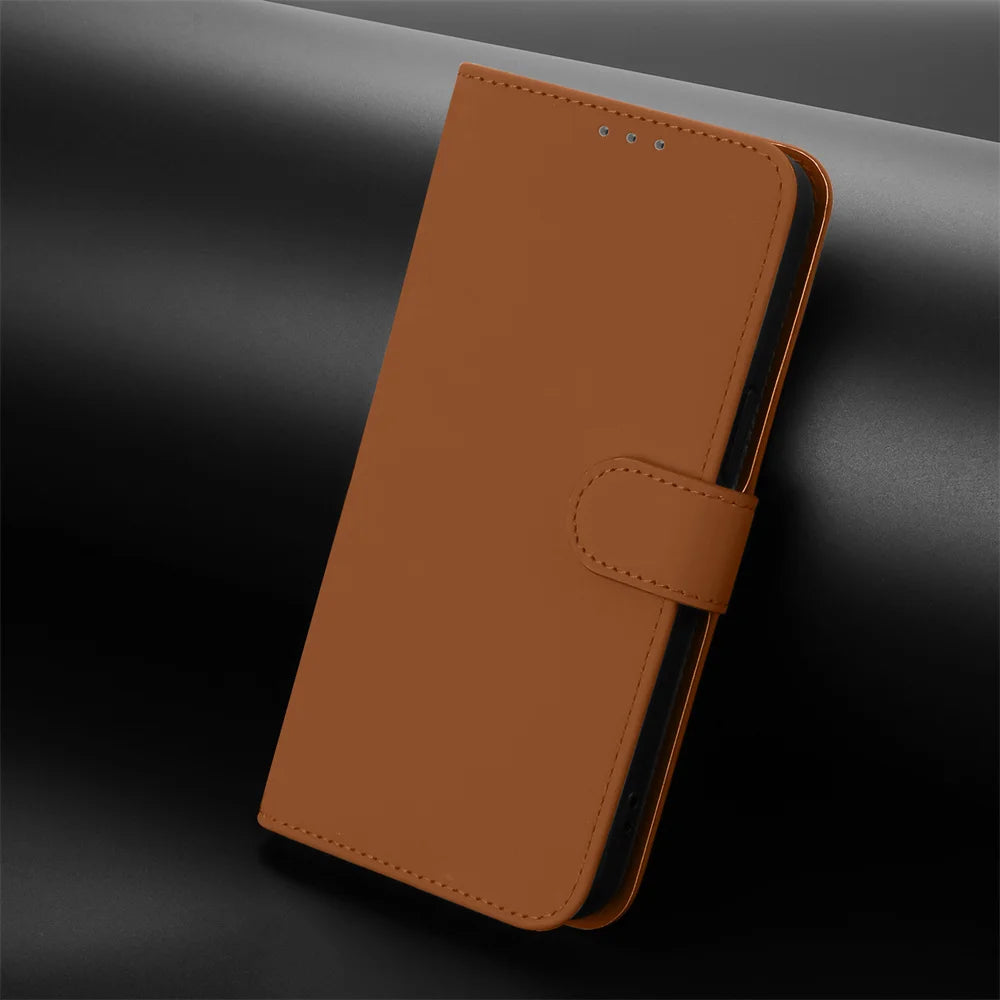 Flip Leather Phone Case for VIVO V40 V40e V40 SE V50 V50e V60 Lite T4X T4 T3X T2 Case Pinkycolor Wallet Back Cover