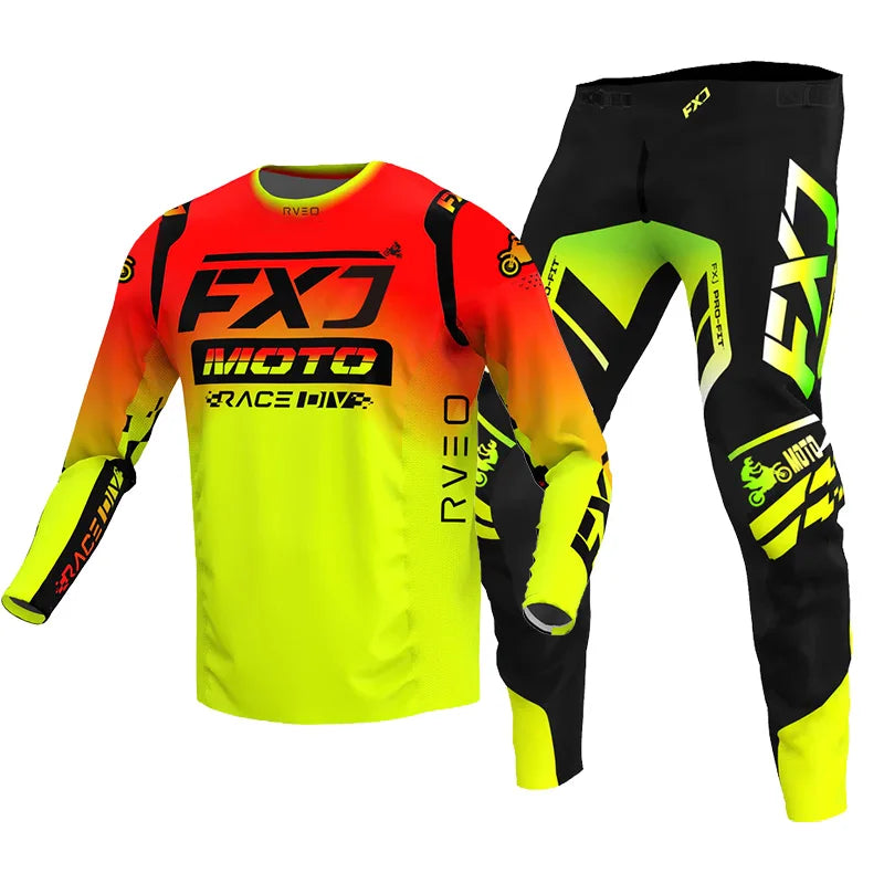 motocross gear set racing suit Off-road MX DH BMX ATV MTB Enduro MOTO Mens Kits Women's mountain Motorcycle Combo Downhill