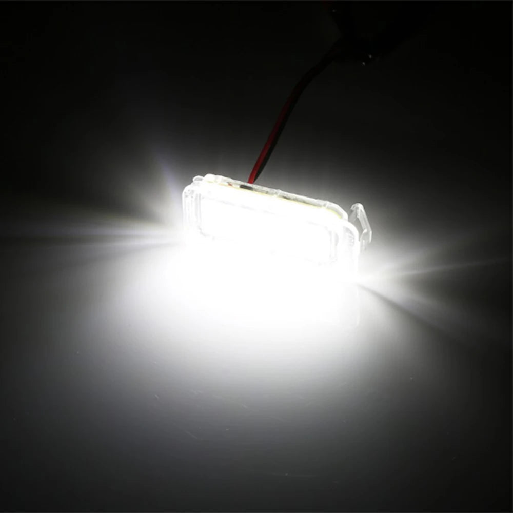 2pcs For Ford LED License Number Plate Light Focus 5D Fiesta Mondeo Kuga Galaxy Ranger Escape C-Max S-Max License Plate Light
