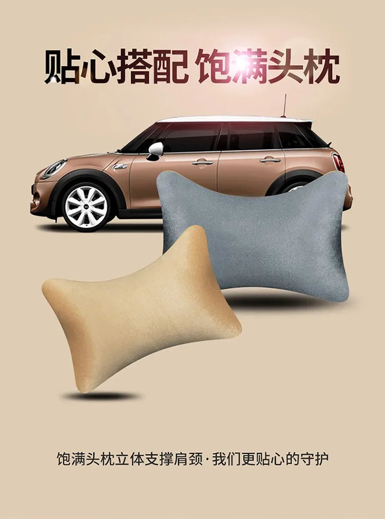 Winter Warm Car Seat Cushion Front Single Seat Rear Seat Cushion Down Plush Butt Cushion Chair Cushion with Backrest