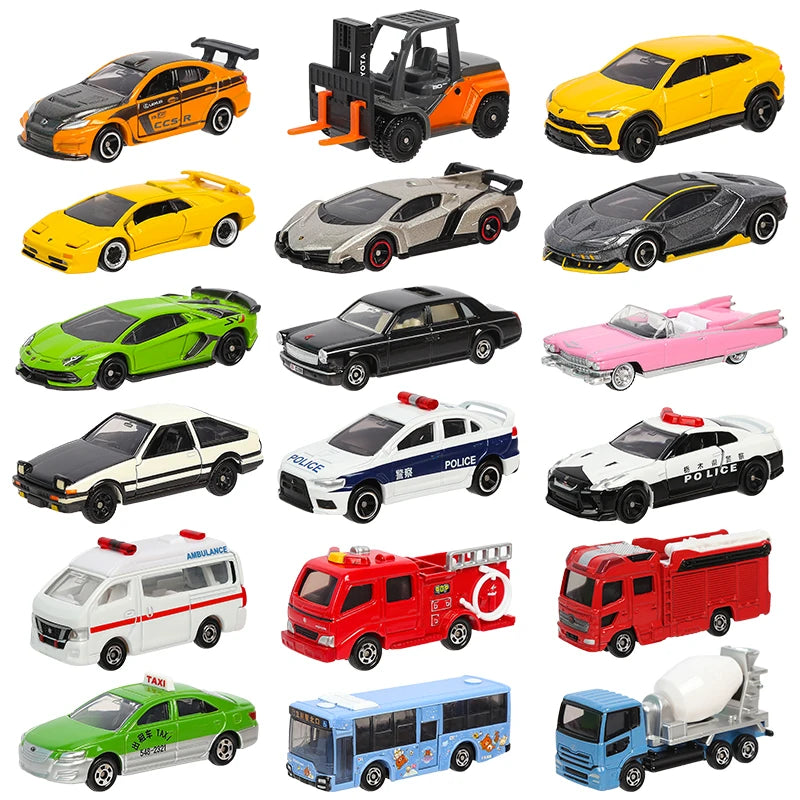 Takara Tomy Tomica Toy Cars Mini Diecast Alloy Model Car Metal Vehicles Various Styles Gifts for Children Hobby Collection