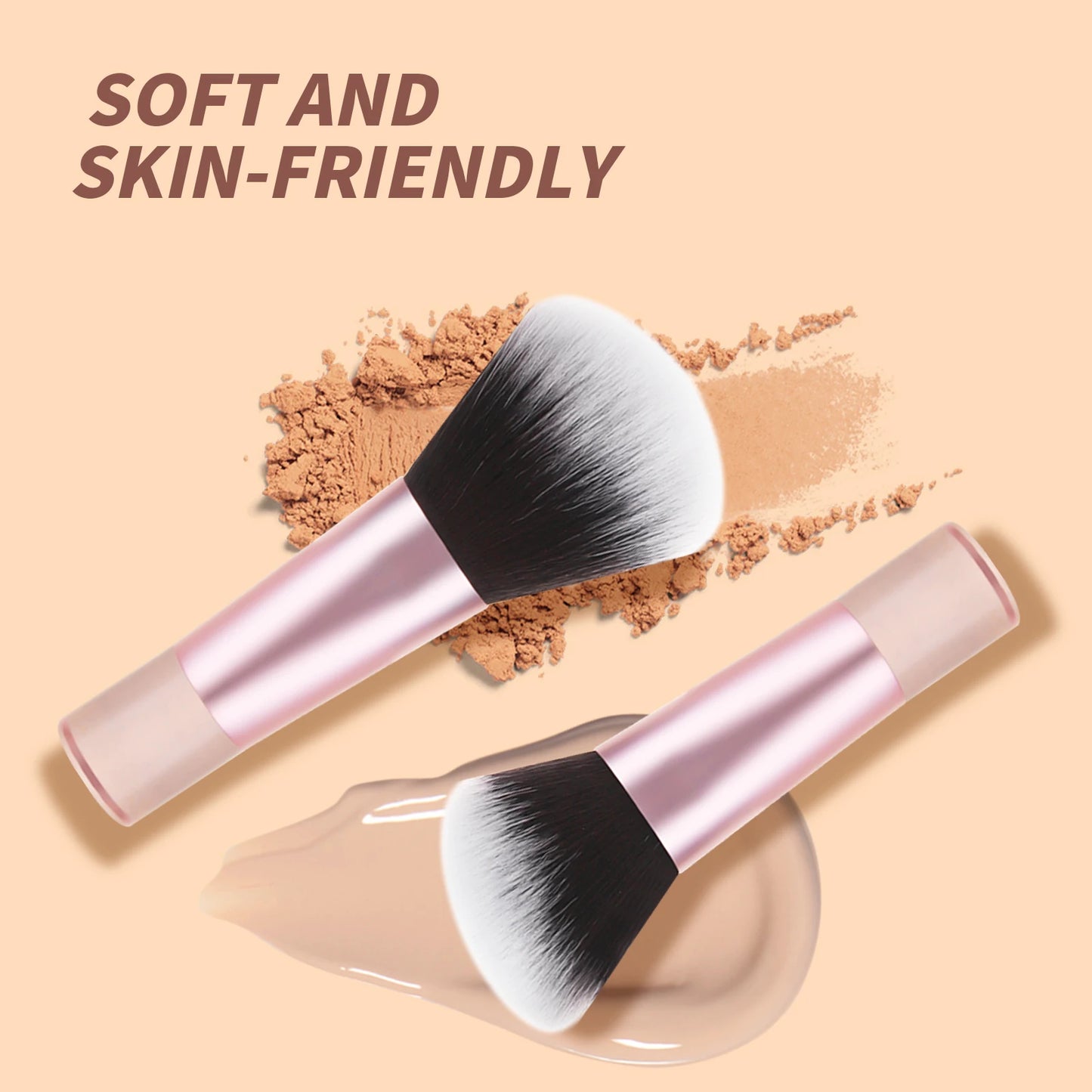 Makeup Brush Sets, 15pcs Plastic Multiple shapes Beauty Egg&Storage bag Multifunctional Cosmetic Brush For Making Up Supply