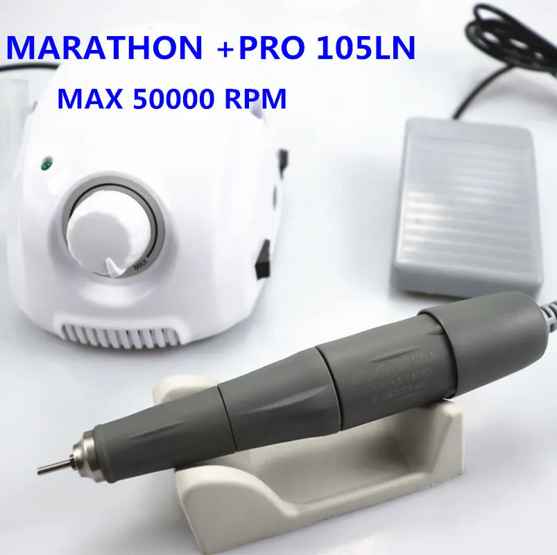 STRONG MARATHON champion-3 Strong 210 PRO 105LN Handle 50000 rpm Electric manicure Nail Drill machine FORTE 210 Nail art Tool