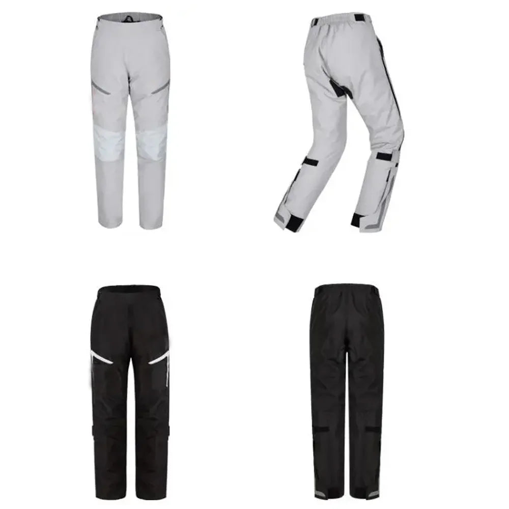 Motorcycle Men's detachable windproof pants trouser With CE gear drop-proof riding pants thermal equipment quick release pant