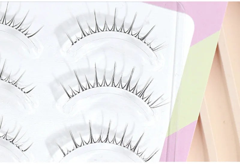 Dream Deer False Eyelashes A Type Eyelashes Upgraded Lash V-shaped 0.14mm Transparent Stem Soft Natural Eye Lashes Mink