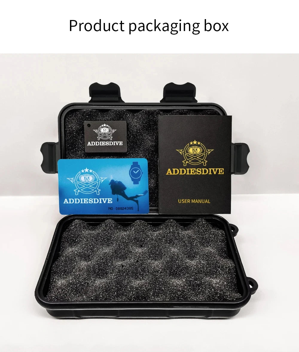 ADDIESDIVE 39mm Vintage CuSn8 Bronze Diver 200m Men's Watch Bubble mirror sapphire glass Automatic Mechanical Leather Strap