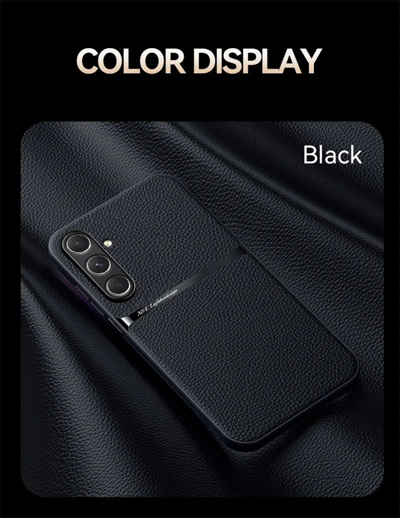 PU Leather Magnetic Case for Samsung Galaxy M35 A16 A36 A56 A15 5G A25 A35 A55 Protective Cover Hard Shell Coque Fundas