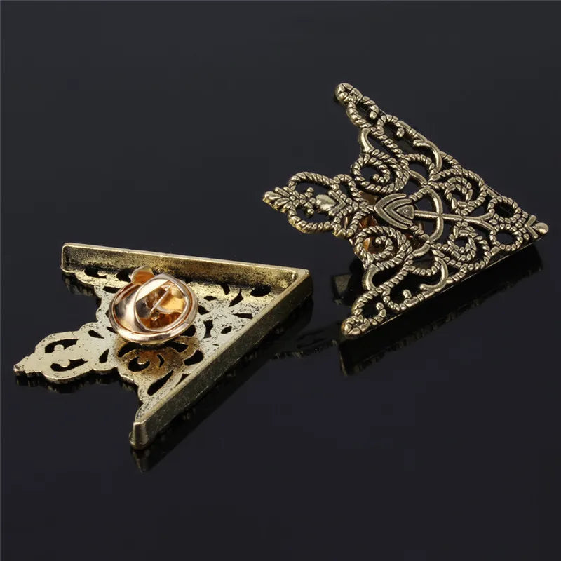 Fashion Women Brooch Accessories Tide Exquisite Pin Brooches For Ladies Blouse Brooch Collar Decorated Golden Shirt