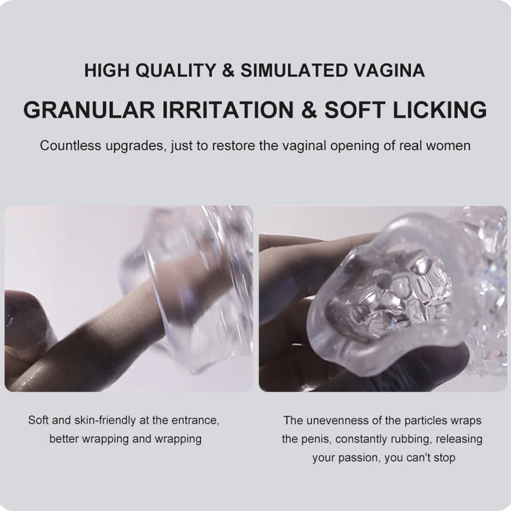 Automatic Rotating Vibrating Male Masturbator Penis Massage Vibrator Real Oral Sex Glans Delay Trainer Masturbation Toys for Men