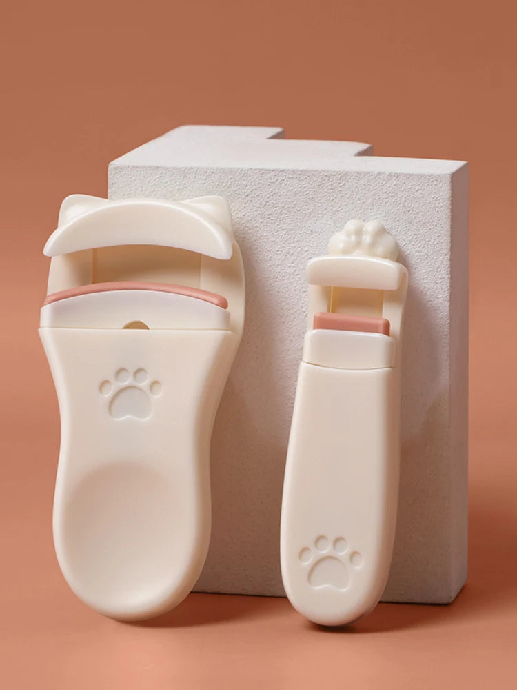 Eyelash Clip Cat Claw Eyelash Clip 1 Set Of Portable Cute Eyelash Clip Tool With Additional Silicone Pad Precision Eyelash Clip