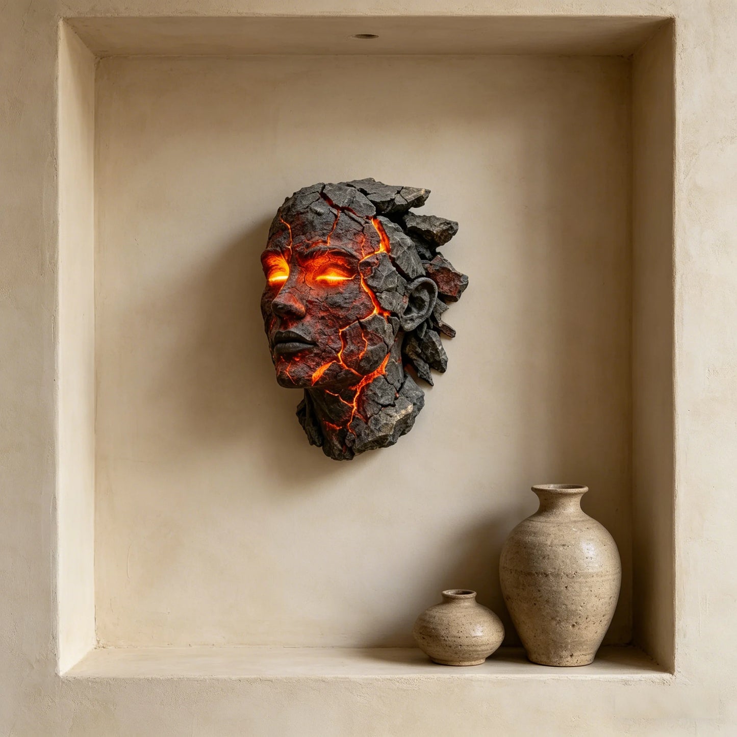 New Cracked Soul Wall Light Pendant Wall Decorations Home Decor Home Accessories Decorative Figurines