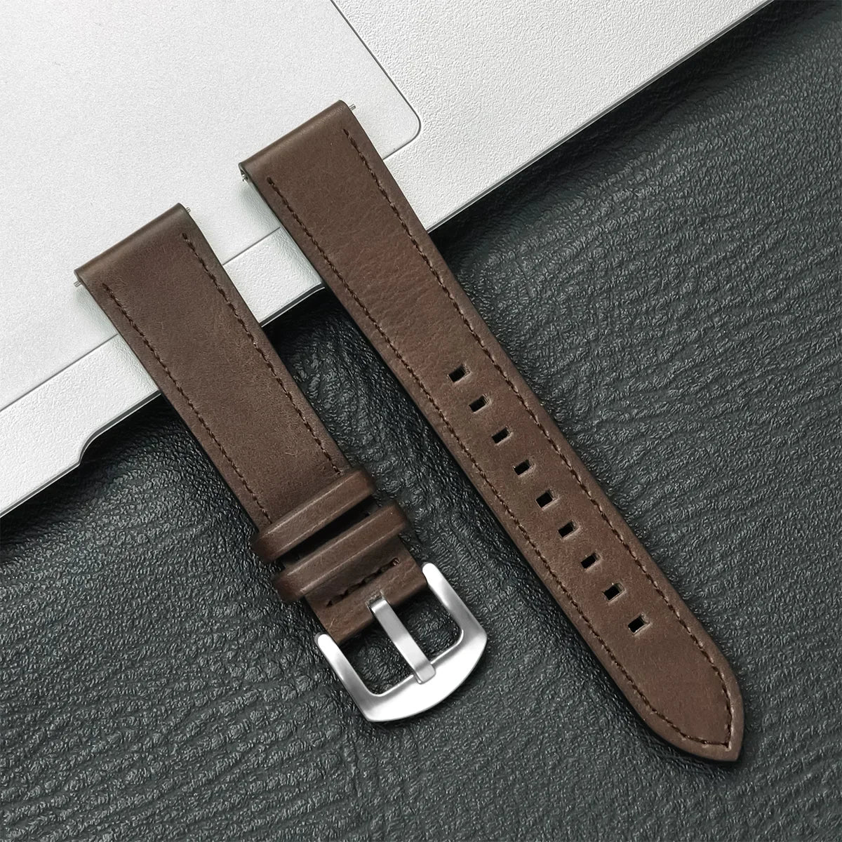 22mm 20mm Leather Strap For HUAWEI WATCH GT 4 46mm 4Pro GT3/2 Pro 42mm Soft Band For Samsung Galaxy Watch 7/6/5/4 40mm Wristband