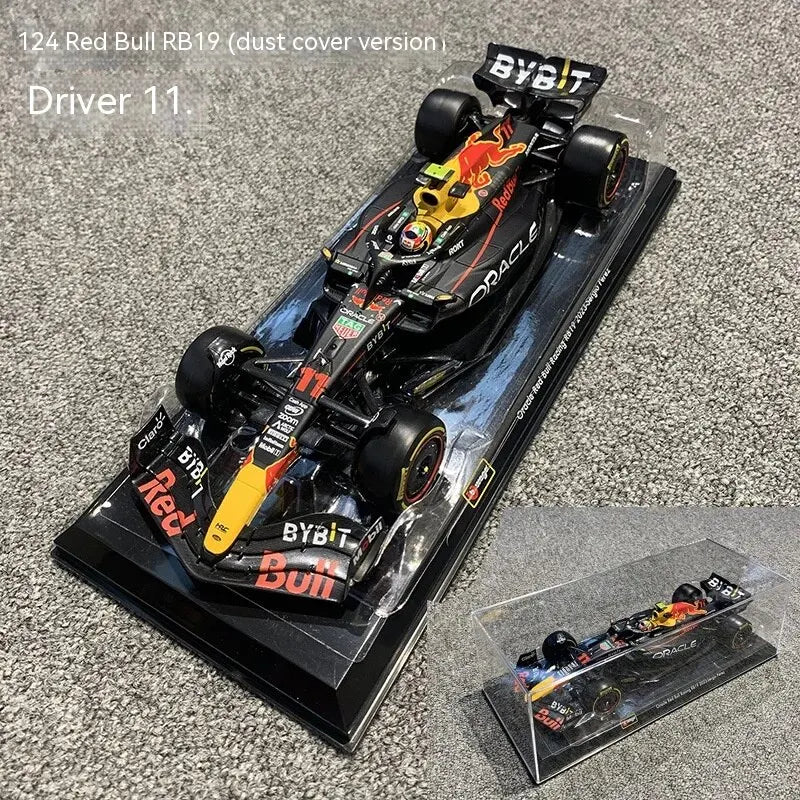 1/24 New F1 RB18#11Perez Racing Compatible with Red Bull 1:24 Static Alloy Car Collectible Gift Die Cast Model