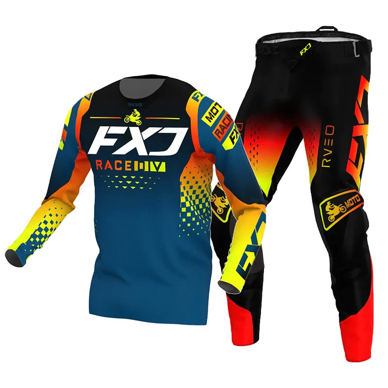 Motocross Jersey Pant white Mens Women pink black Combo racing suit Off-road MX DH ATV gear set Enduro Motorcycle mountain