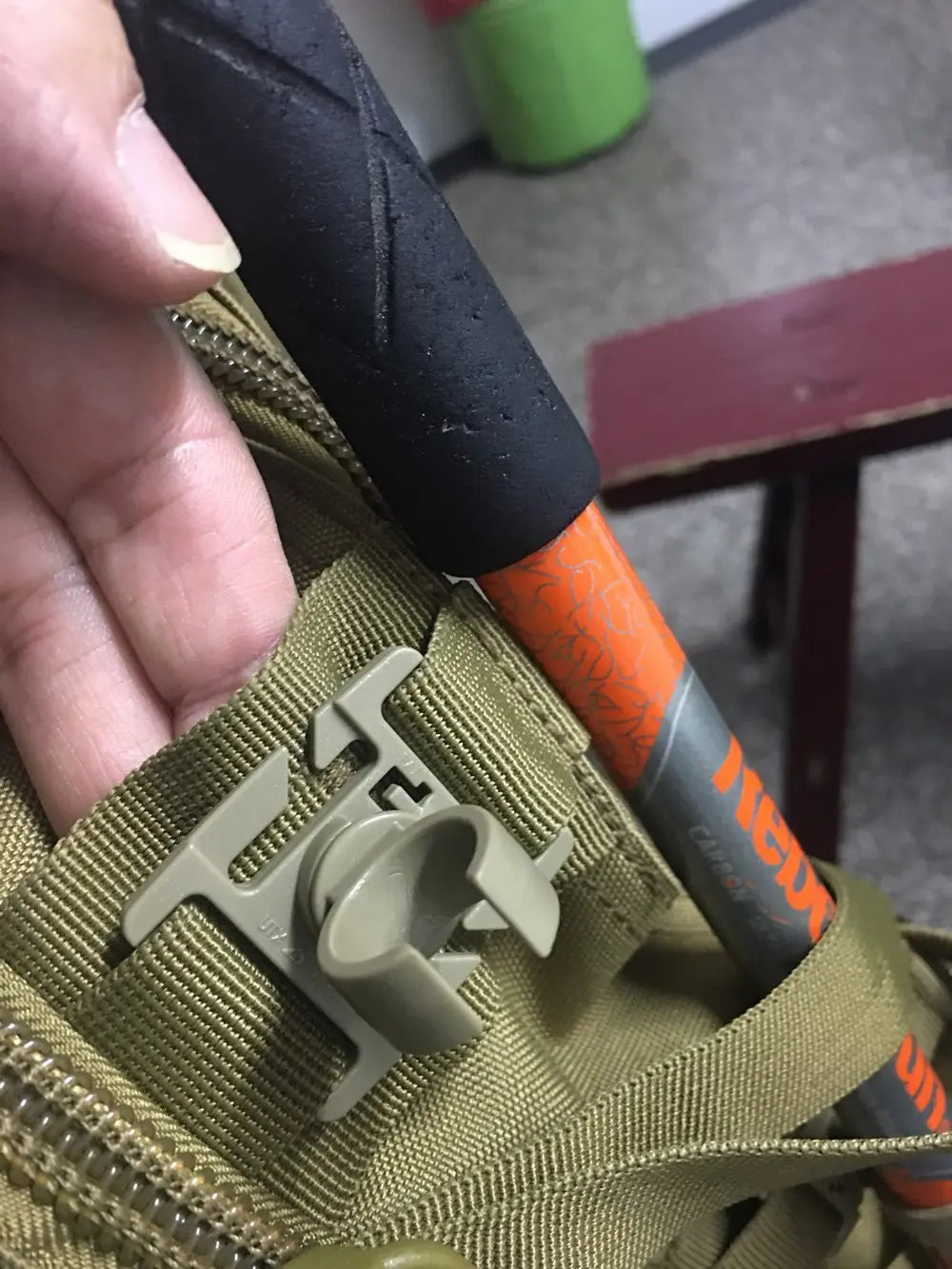 Clearance_360 Swivel U Ring Clip XPG LED Portable Mini Flashlight 12 Hours Work Outdoor Backpack Hat Pocket Hiking Torch C123A B