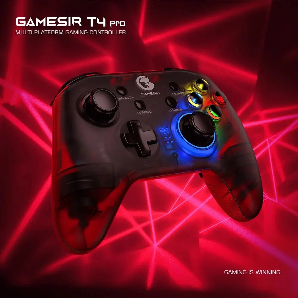 GameSir T4 Pro Bluetooth Game Controller 2.4G Wireless Gamepad Applies to Nintendo Switch Apple Arcade MFi Games Android Phone