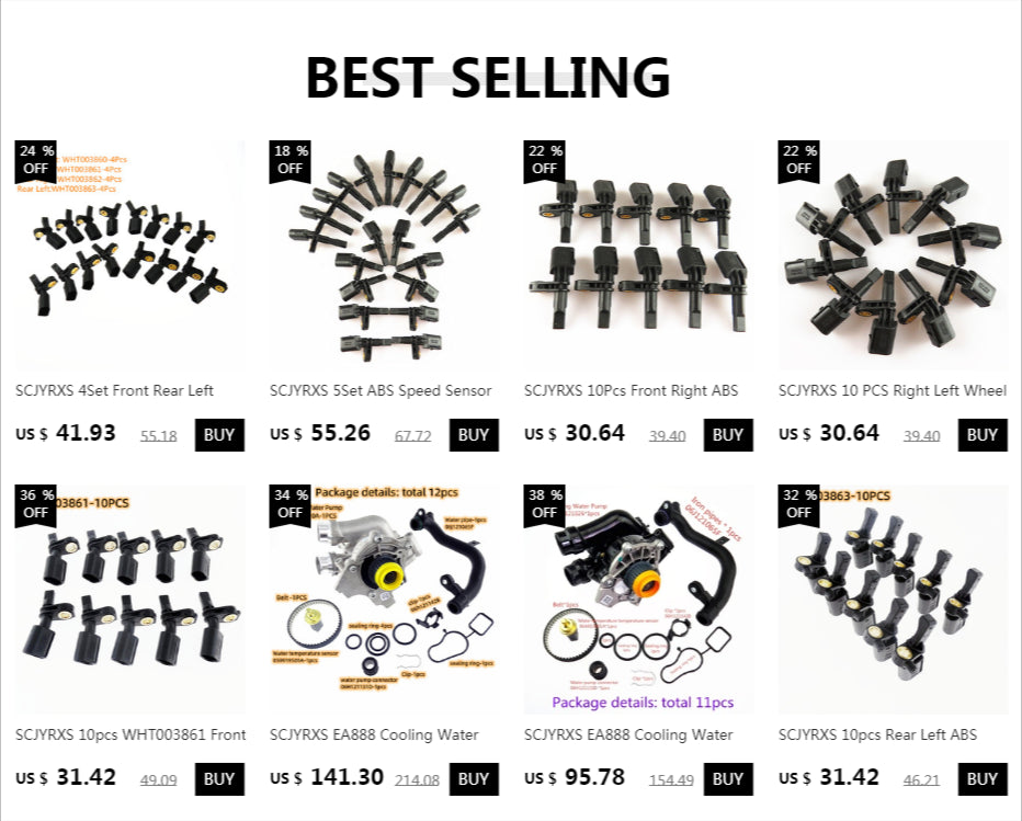 Qty1 Front Rear Left Right ABS Speed Sensor WHT005651 For Q7 Porsche Cayenne Touareg 2010-2015 WHT 005 651