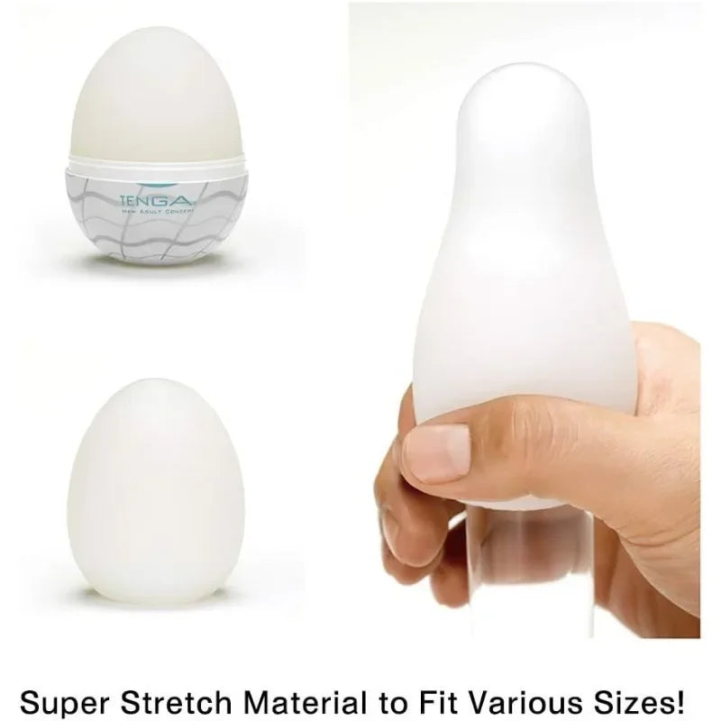 Male Masturbation Eggs Mini Penis Massager Blowjob Ghost Stimulating Stretchable Sex Portable Silicone Masturbator Toys for Men