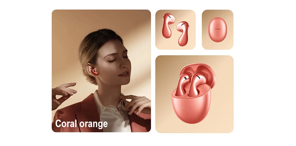 Original Huawei Freebuds 5 Earphones TWS Wireless Bluetooth 5.2 Headphones Active Noise Reduction Earbuds LDAC Hifi IP54 Headset