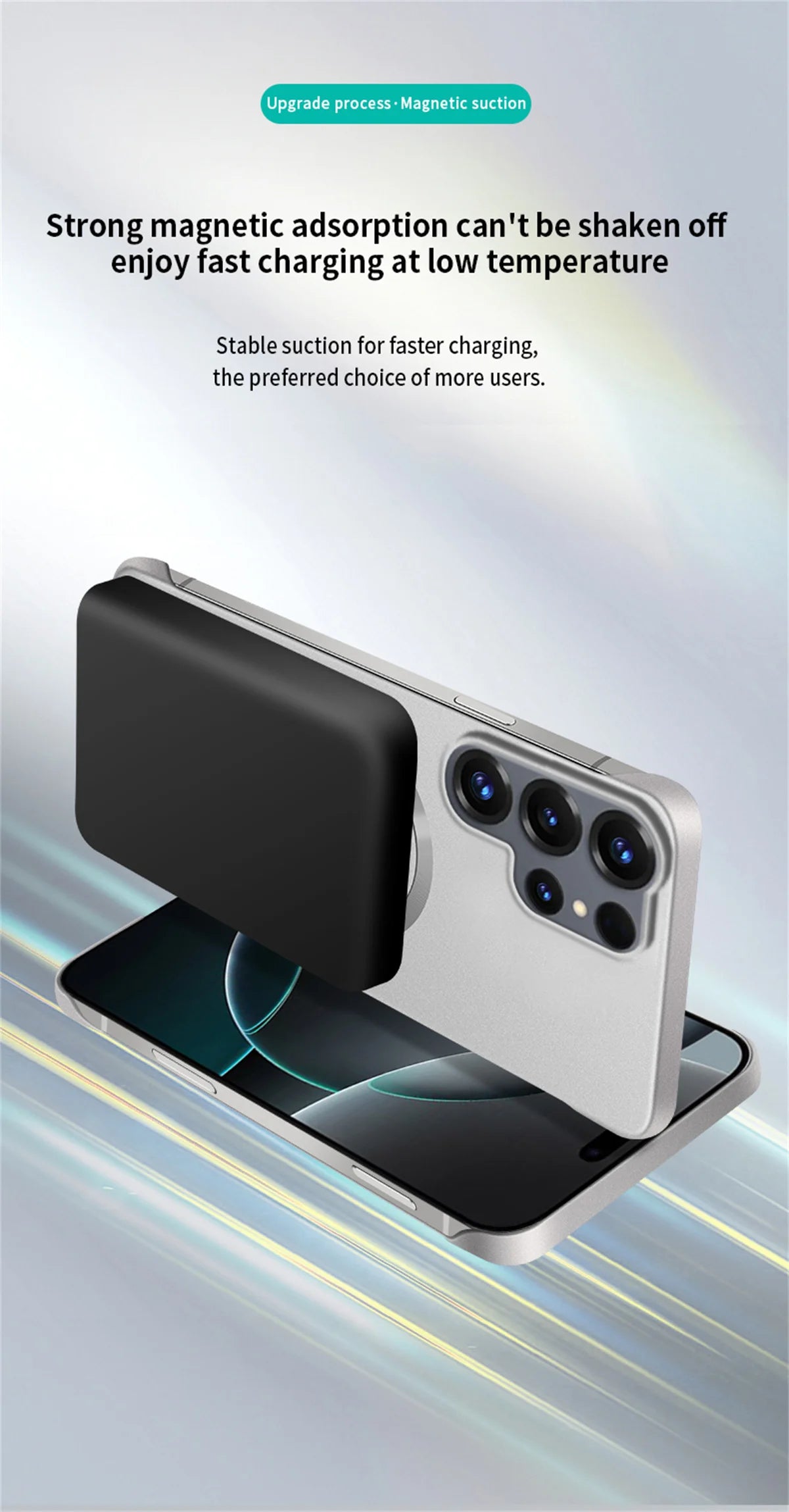 Ultra Thin PC Frameless Magnetic Phone Case for Samung S26 Ultra S25 Edge S24 FE S22 S23 Plus A56 A55 for Magsafe Matte Cover