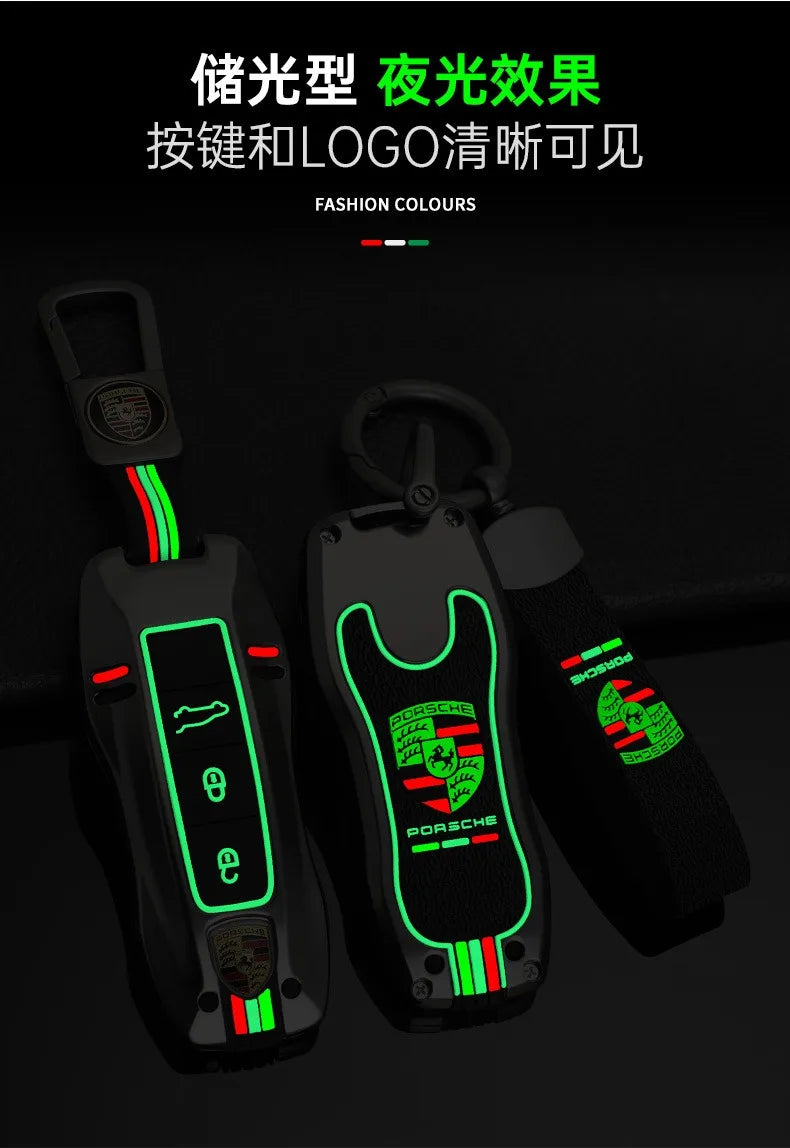 Auto Smart Remote Key Case Cover Protector For Porsche Panamera Carman Macann Bobst Cayenne 911 981 991 970 996 Car Accessories