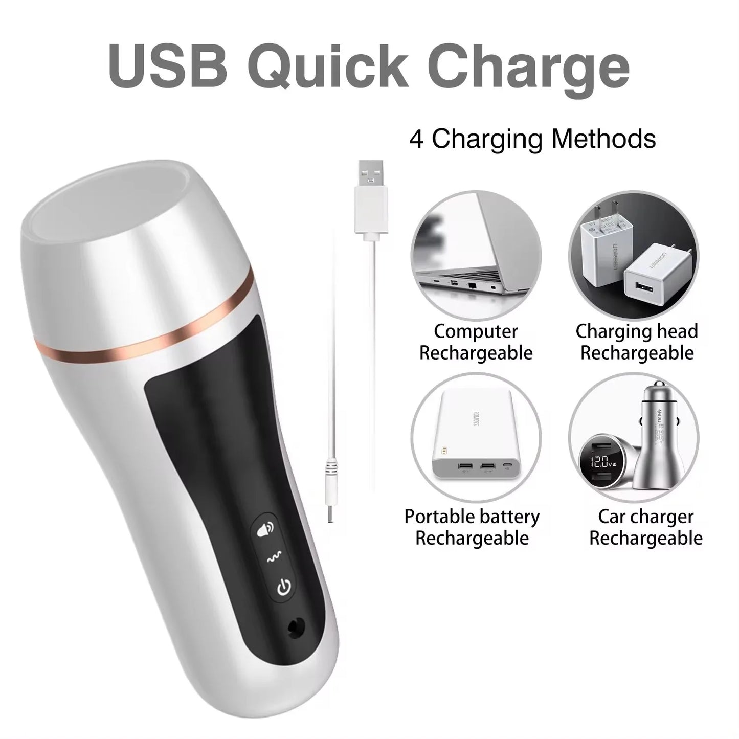 Male Sucking Multi-frequency AutomaticMasturbator Cup Sucking Vibration Blowjob Pussy Penis Oral Adult Erotic Sex Toys