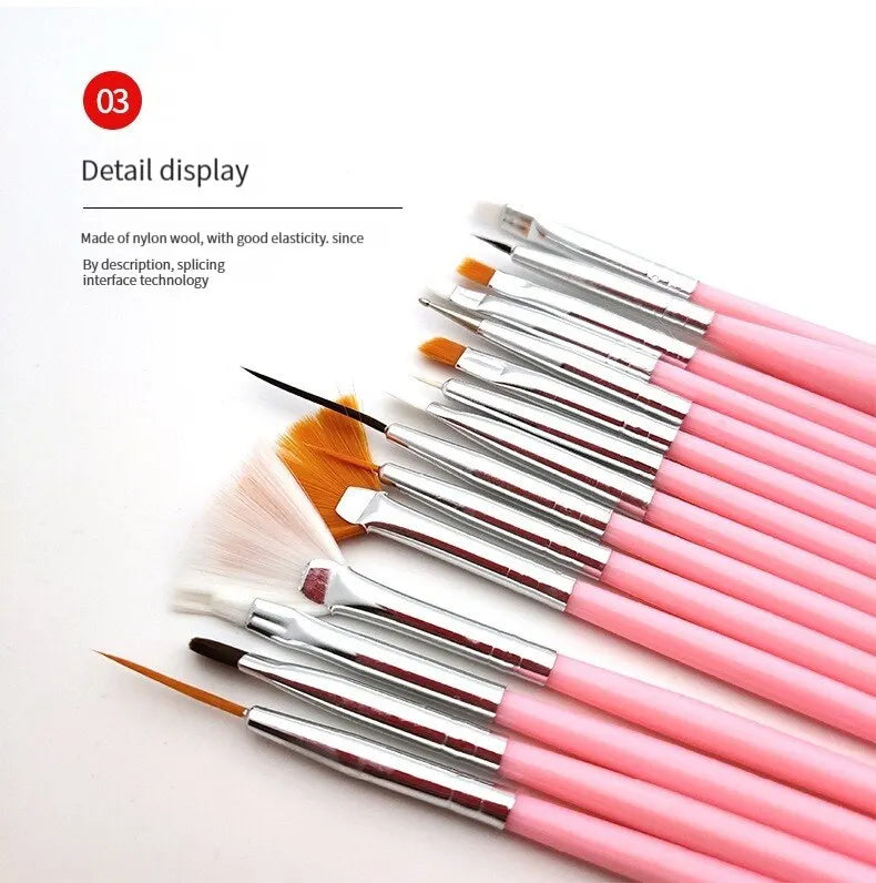 15PCS Women's Makeup Brush Set Soft Makeup Application Powder Grasping Force Easily Carry Makeup Tools Smudges Naturally