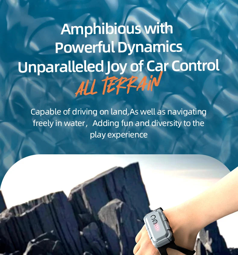 JJRC Q183 Rc Tank Car Track Remote Control Cars Off Road 4X4 2.4G Amphibious Crawler Truck Climbing Electric Model Vehicles Toys