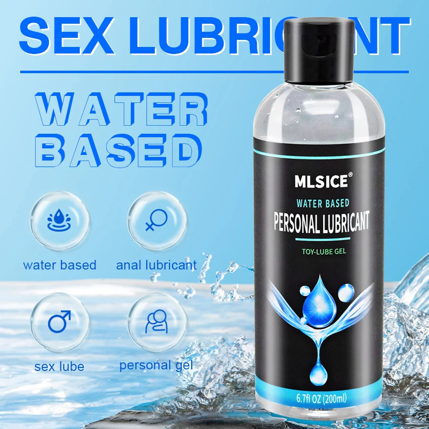Lubricant For Sex Semen Fruity Anal Lube for Session Water-based Intimate Love Gel  Vaginal Toys Lubricantion Oil Adult Supplies