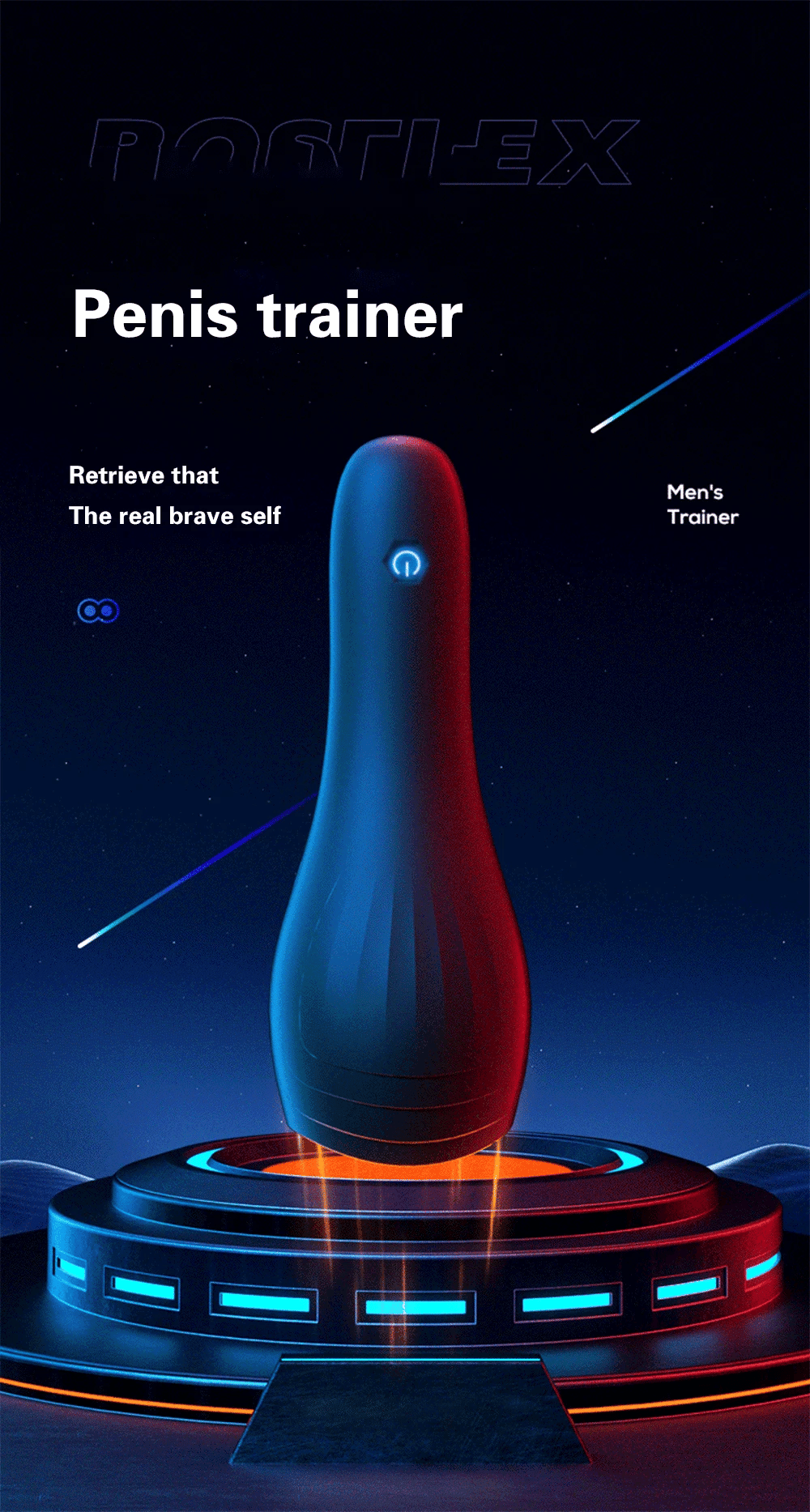 Sex Glans Trainer Male Masturbator Cup Tongue Licking Glan Stimulation Vibrator Penis Massager Delay Trainer Sex Supplies