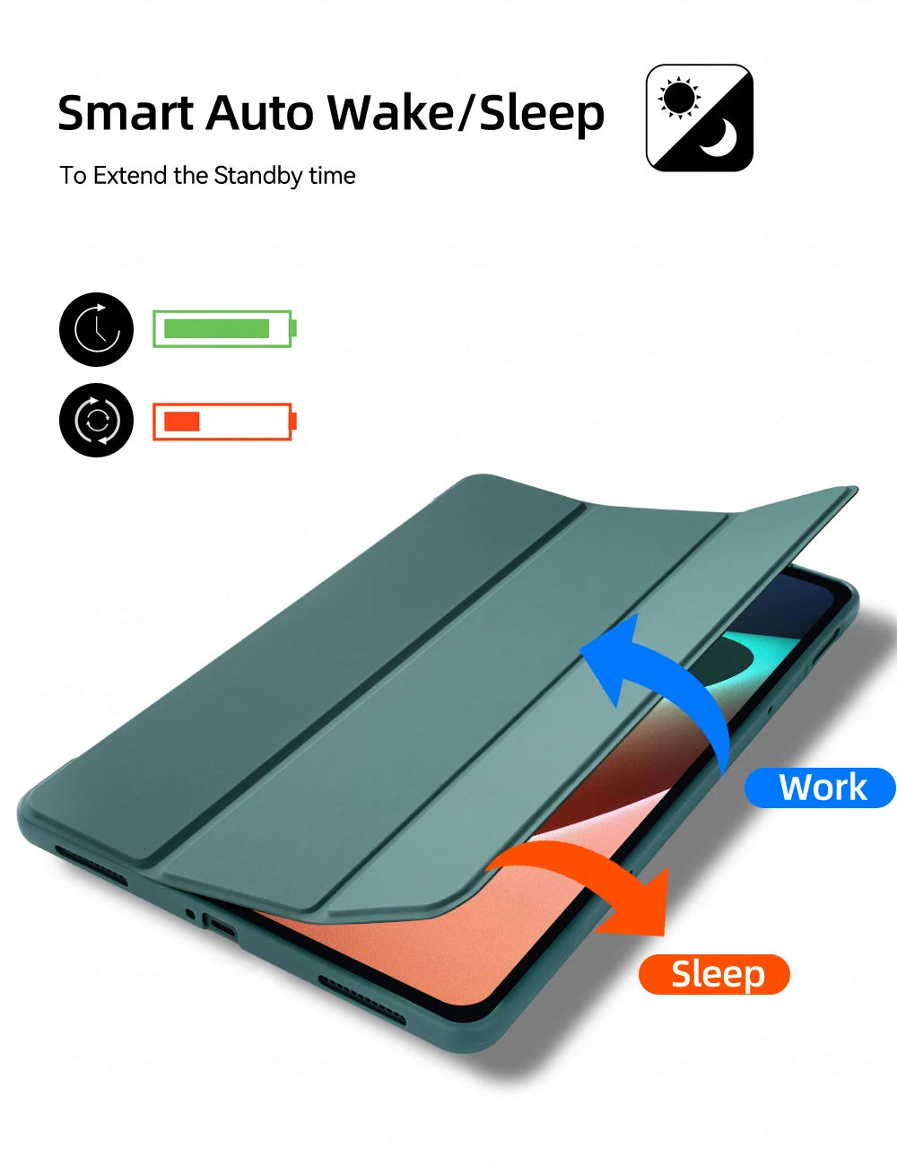 Tablet Case For MiPad 6S Pro 12.4in Support Magnetic Charging Auto Wake up For Xiaomi Pad 6/6Pro Cover Funda Tablet Accessories