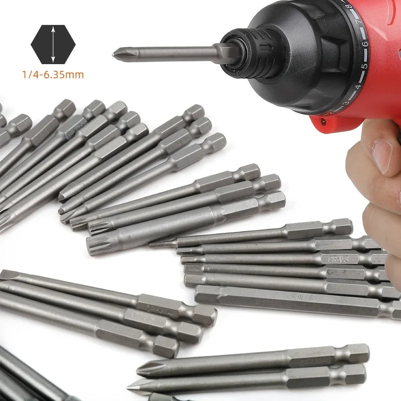 50-in-1 Multi-specification Electric Screwdriver Set Mobile Phone Computer Repair and Dismantling Precision Screwdriver Bit Set