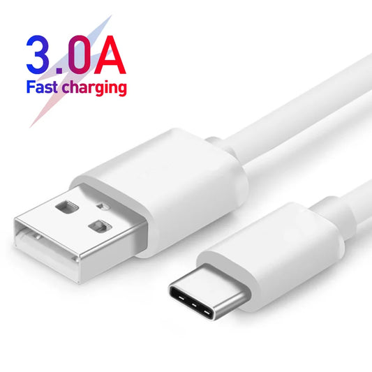 Original Type C USB C Charger Cable 0.2M/1M/2M 3A Fast Charging Cord For Xiaomi Mi 9 10 11 Pro 10 Lite Redmi Note 9S 8 9 Pro