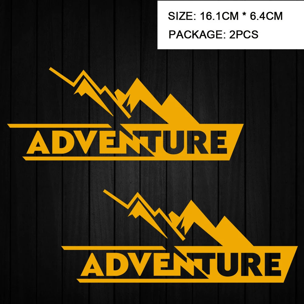 Motorcycle Top Box Reflective Adventure Stickers for Honda Africa Twin BMW GS 1200 1250
