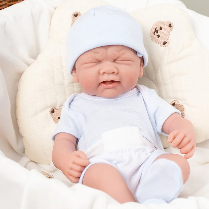 35CM 14inch Baby Dolls Cute Soft Silicone Baby Reborn Baby Doll Toys For Children Girls Gifts Lifelike Full Body Girl Dolls