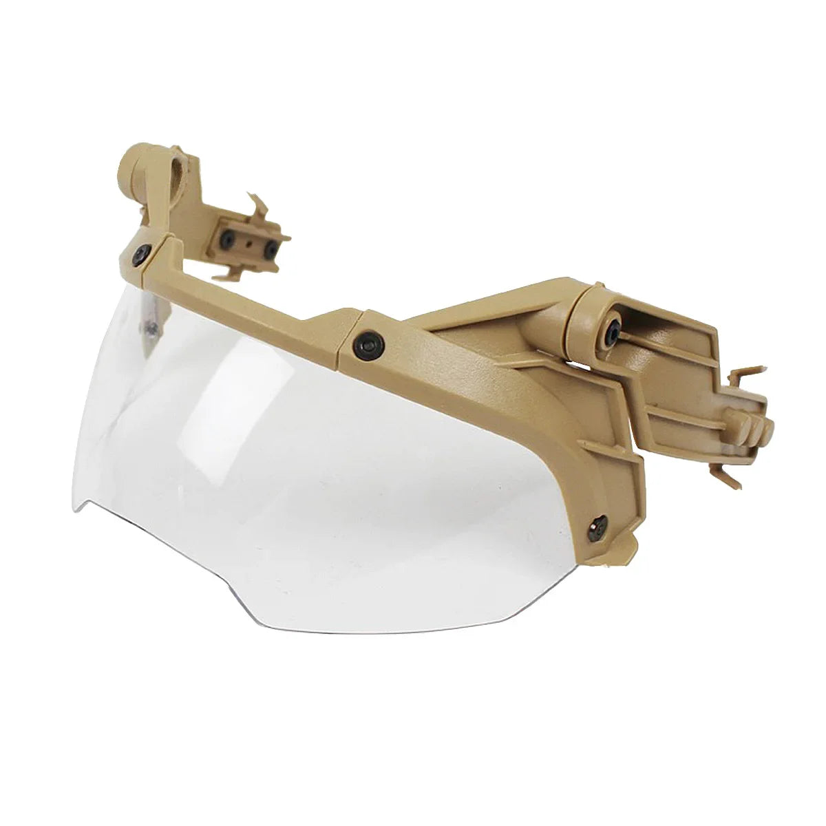 Tactical FAST Helmet Flip Goggles With Half Face Mask Hunting CS Games Airsoft Paintball Mask Helmet Accessories Protect Gear