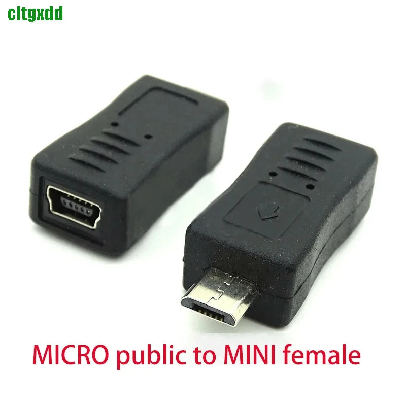 Cltgxdd USB 2.0 Adapter Adapter Mini 5P To A Male Female Micro To USB Android Data Side T Port Converter Selector Connector