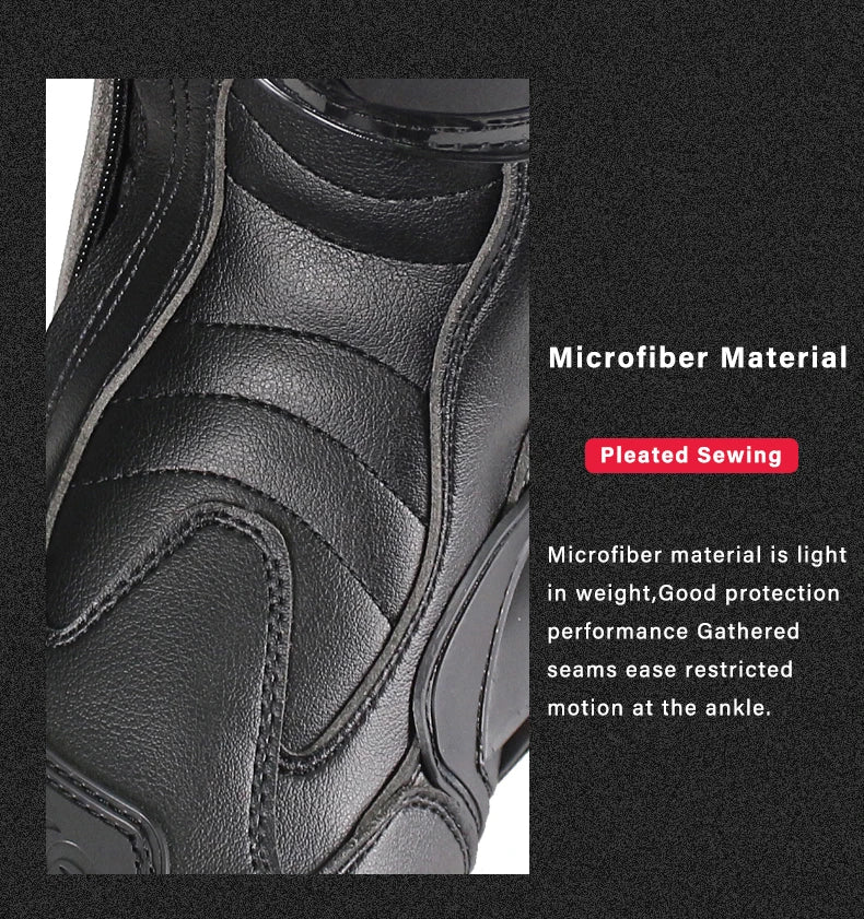 Riding Tribe Men Motorcycle Boots Moto Racing Motocross Off-Road Motorbike Motorcycle Shoes Botas Moto Riding Boots