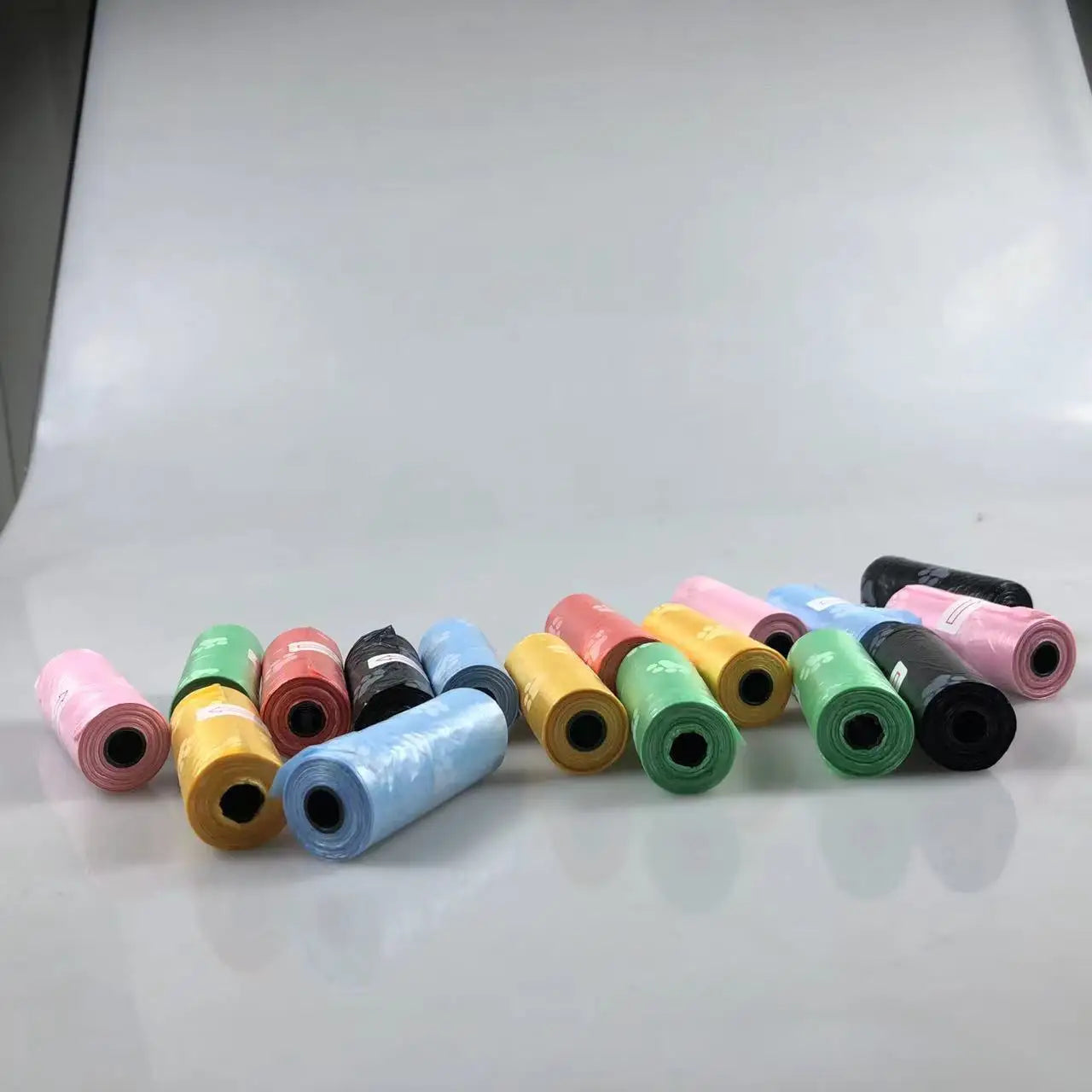 10 Rolls Paw Print Pet Garbage Bags, Leak Proof Pet Dog Waste Bags Doggie Poop Bags