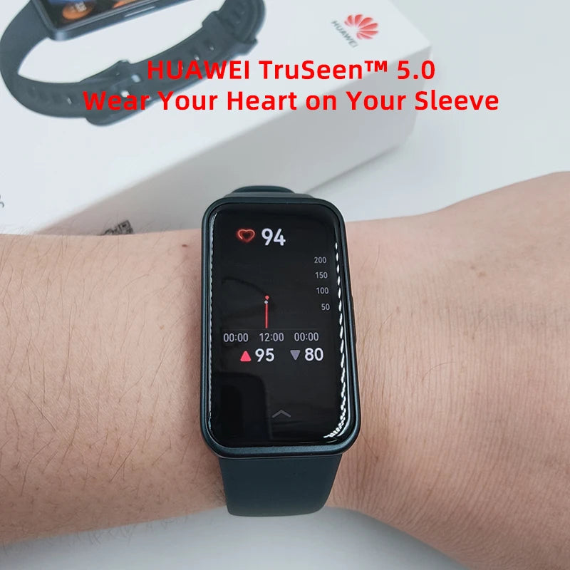 New Original HUAWEI Band 8 Smart Band All-day Blood Oxygen 1.47'' AMOLED Screen Heart Rate Smartband 2 Weeks Battery Life